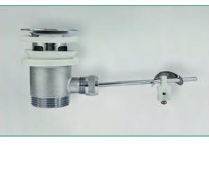 ACTIV ABLAUFGARNITUR MIT VENTILSTOPFEN UND HAARFANGSIEB, 5/4 Zoll, CHROM