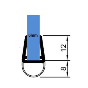 ACTIV STREIF- UND BALGDICHTUNG 6-8 MM, 2000 MM