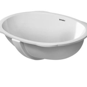 DURAVIT SANTOSA EINBAUWASCHTISCH 51 x 37,5 CM MIT UEBERLAUF, EINBAU VON UNTEN, WEISS