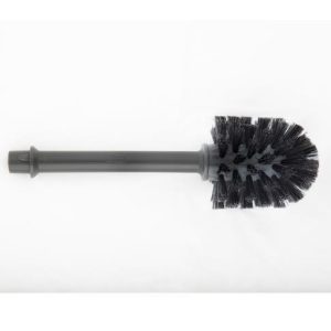 INDA WC-BUERSTENKOPF MIT HALBEM STIEL, GRAUER WC-BUERSTENKOPF