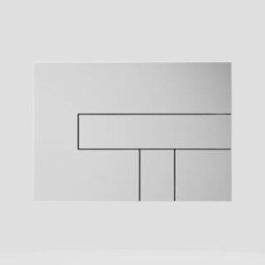 SANIT BETAETIGUNGSPLATTE LOS, 206x145x10 MM FUER 2-MENGEN-SPUELUNG, CHROM